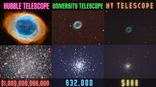 What YOU Can SEE Through a $1 Billion, $32,000 and an $800 Telescope! 🔭✨👀