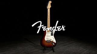 Video thumbnail for Fender Player Stratocaster MN, 3-Tone Sunburst | Gear4music demo by Gear4music Guitars