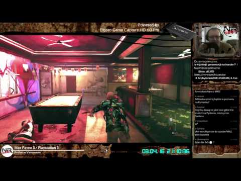 Max Payne 3 Part 4 (Hitbox.tv) - NRGeek Stream #33