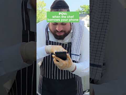 POV: when the chef borrows your phone
