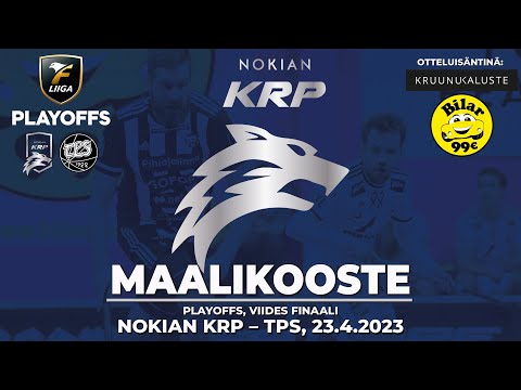 F-Liiga: 5.Finaali, Nokian KrP–TPS, Maalikooste, 23.4.2023