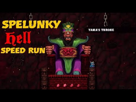 Spelunky Hell Speedrun (Personal Best Time)