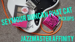 Video thumbnail for Seymour Duncan Phat Cat Pick Up Review - Fender Jazzmaster Installation by The Bass Pedal Show