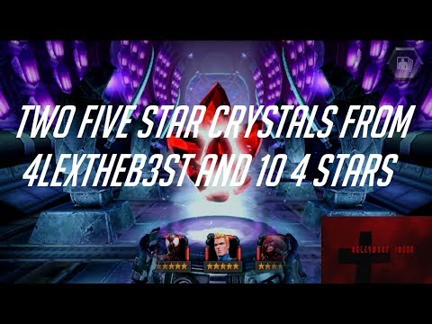 Marvel Contest of Champions - 10-4 Stars, 2-5 Star Crystals - ft.  4lextheb3st