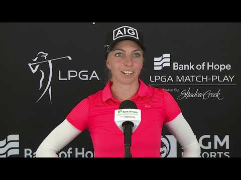 Sophia Popov: Round 1 Match Play quotes 2021 Bank of Hope LPGA Match Play