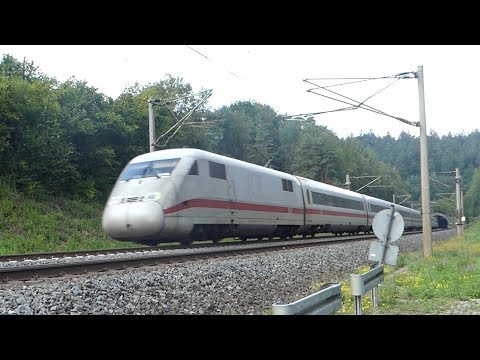 9teiliger ICE 2 als Ersatzzug für ICE 587 (ICE 1) auf der SFS Hannover - Würzburg