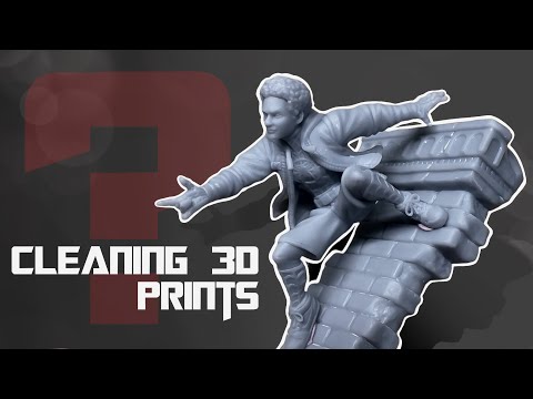 How to Clean your 3D prints Before Painting Them.