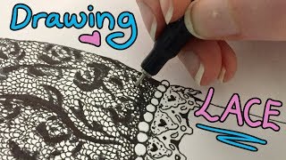 How to Draw Lace Tutorial