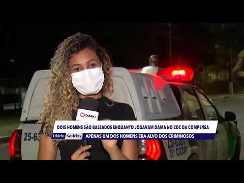 Dois homens são baleados enquanto jogavam dama no CDC da Compensa