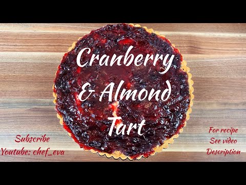 Cranberry & Almond Tart