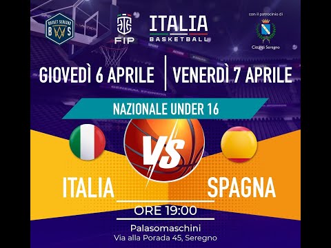Nazionale Under 16. Italia-Spagna