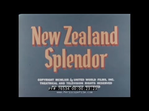 1960s NEW ZEALAND TRAVELOGUE FILM  76534