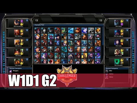 [no cast] Dignitas EU vs Denial eSports | S5 EUCS Summer 2015 Week 1 Day 1 | DEU vs DNL W1D1 EUCS