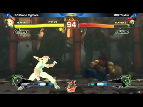 SSF4 AE 2012 GR Breno Fighters vs MCZ Tokido - SF25th Brazil Grand Finals