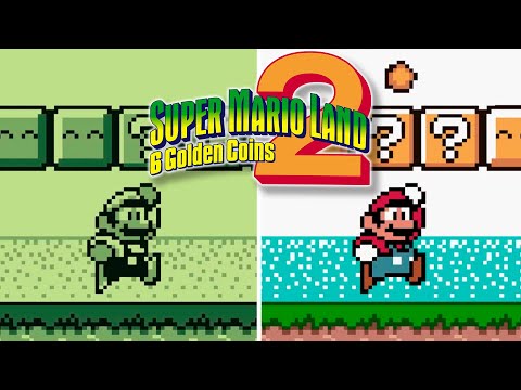 Super Mario Land 2 vs. Super Mario Land 2 DX 🍄 Comparison 🍄 Parallel Gameplay
