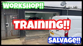 Channel update, waffle, smart repair training!! New workshop!! Salvage!!