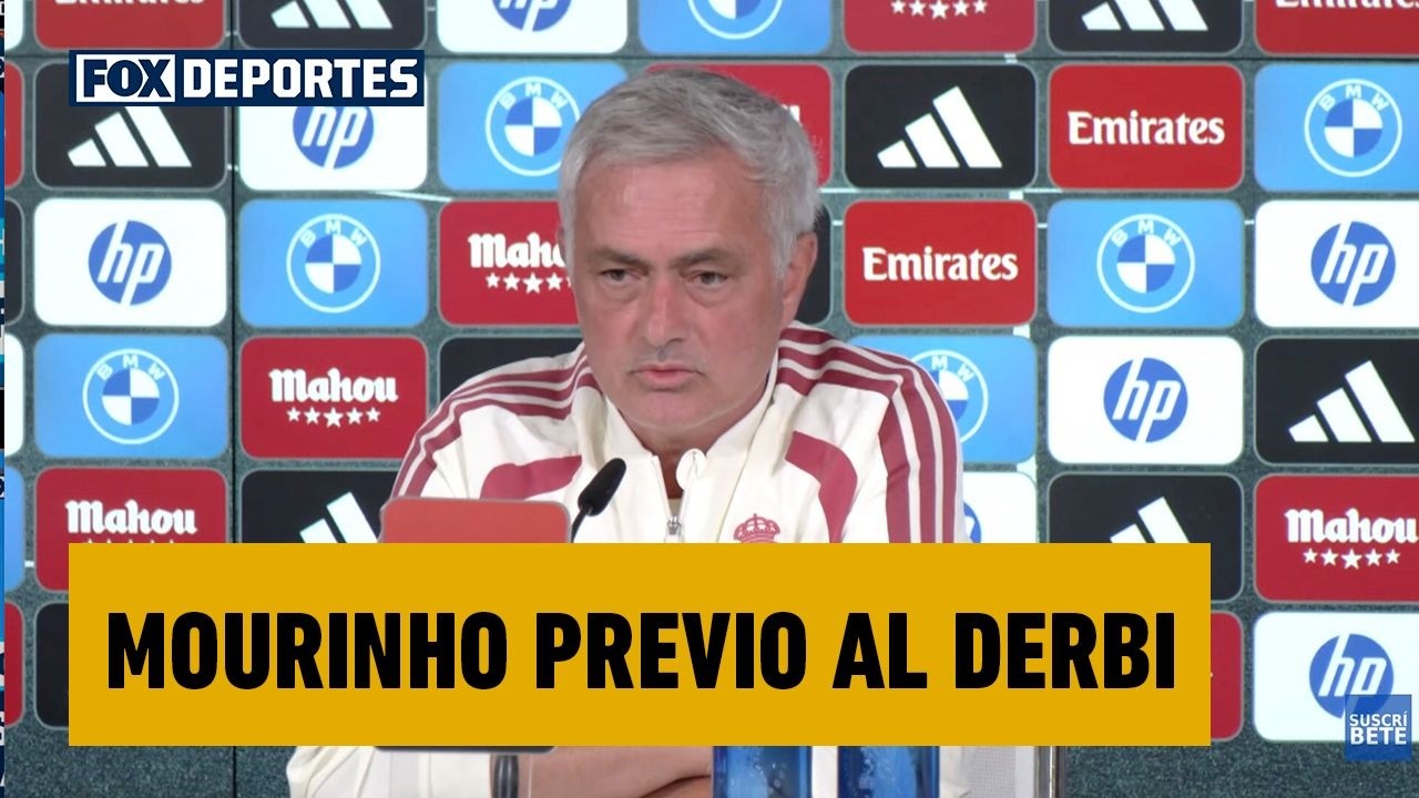HABLA MOURINHO | "La motivación es cada día", previo al derbi entre Real Madrid y Atlético