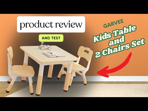 This 4-in-1 Kids Table Set Does It ALL! | GARVEE Activity Table Demo