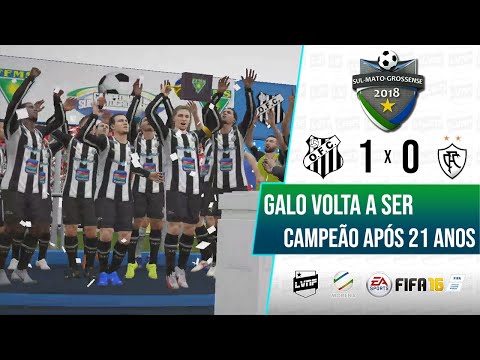 #RECRIANDOGOLS | OPERÁRIO 1 x 0 CORUMBAENSE | FINAL SUL-MATO-GROSSENSE 2018 NO FIFA