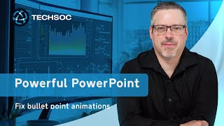 Download the video "Fixing bullet list animation problems in PowerPoint"