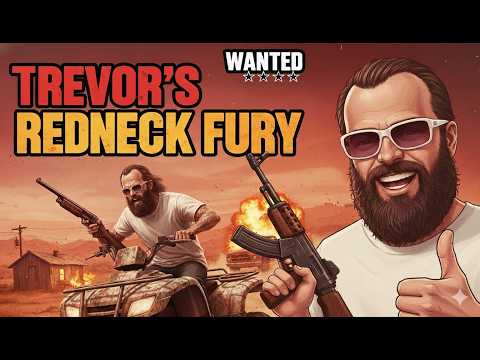 TREVOR GOES ABSOLUTELY INSANE! 💀 | GTA V Redneck Rampage. #gta5 #travor #viral #gunfighters