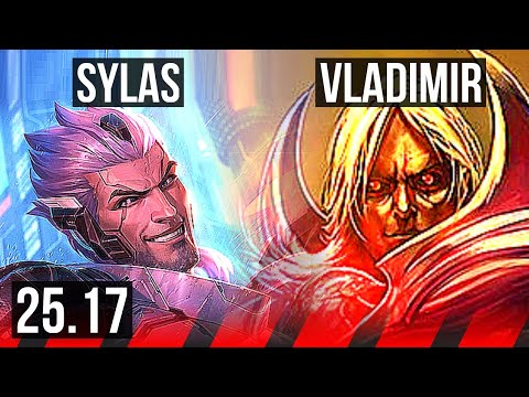 SYLAS vs VLADIMIR (TOP) | 4/1/4 | EUW Grandmaster | 25.17
