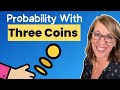 Probability Flipping 3 Coins Sample Space And Probability For 3 Coins
