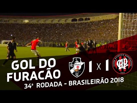 Vasco da Gama 1x1 Atlético Paranaense | GOL DO FURACÃO