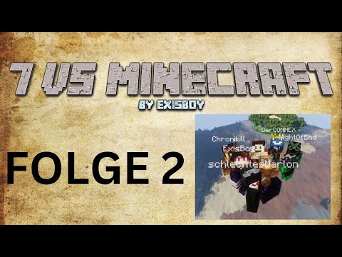 Die erste Nacht bricht an, wer wird es schaffen?! │ 7 VS Minecraft │ Folge 2