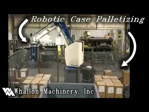 Whallon Robotic Case Palletizer