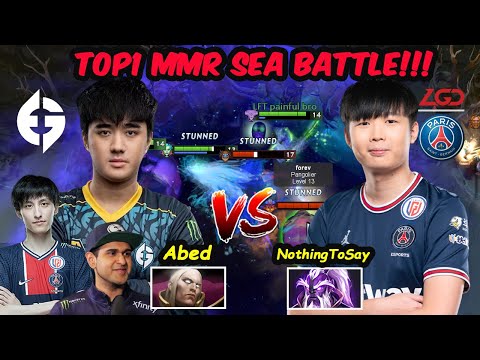 Abed vs NothingToSay - Rank1 SEVER SEA SOLID MATCH UP  Feat Bulba Ame Dota 2
