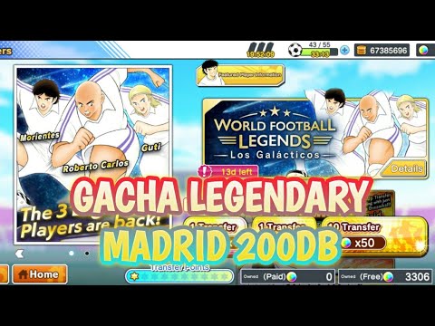 GACHA LEGENDS MADRID 200DB ! - Captain Tsubasa Dream Team