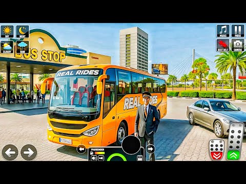 Offroad Coach Bus Simulator 2025 - Real Uphill Mountain Bus Driving 3D | Android Gameplay | #1  #1m