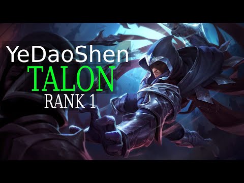 YeDaoShen Talon vs Sylas Jungle ✅ Rank 1 Talon Cn