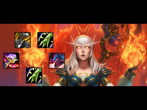 Fire Mage Solo Shuffle 2450 mmr (5-1) - WoW 11.2 PvP