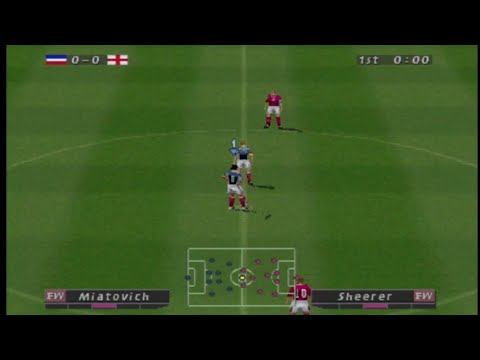 ISS Pro Evolution -- Gameplay (PS1)