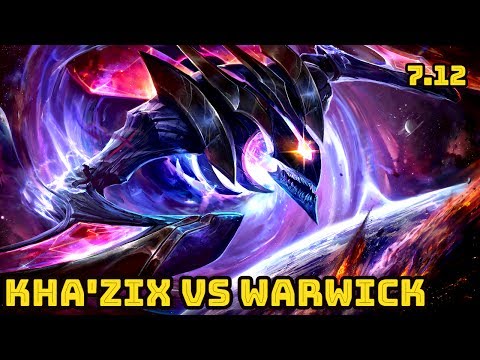 Kha'Zix vs Warwick Jungle - Ranked Gameplay Season 7
