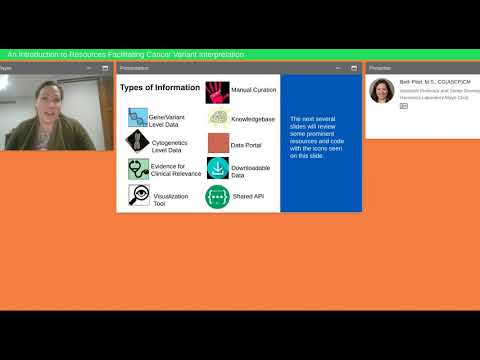 An Introduction to Resources Facilitating Cancer Variant Interpretation
