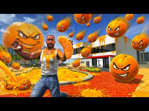 Franklin Stuck in Orange Word - INDIAN BIKE DRIVING 3D