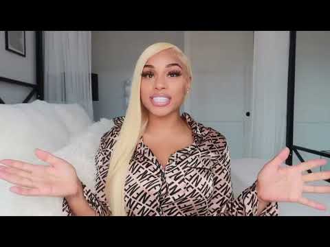 20inch 613 Color Lace Front Wig Brazilian Blonde Hair Body Wave