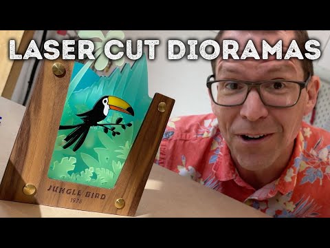 Laser Cut Dioramas - Tiki Technical Tuesday 51