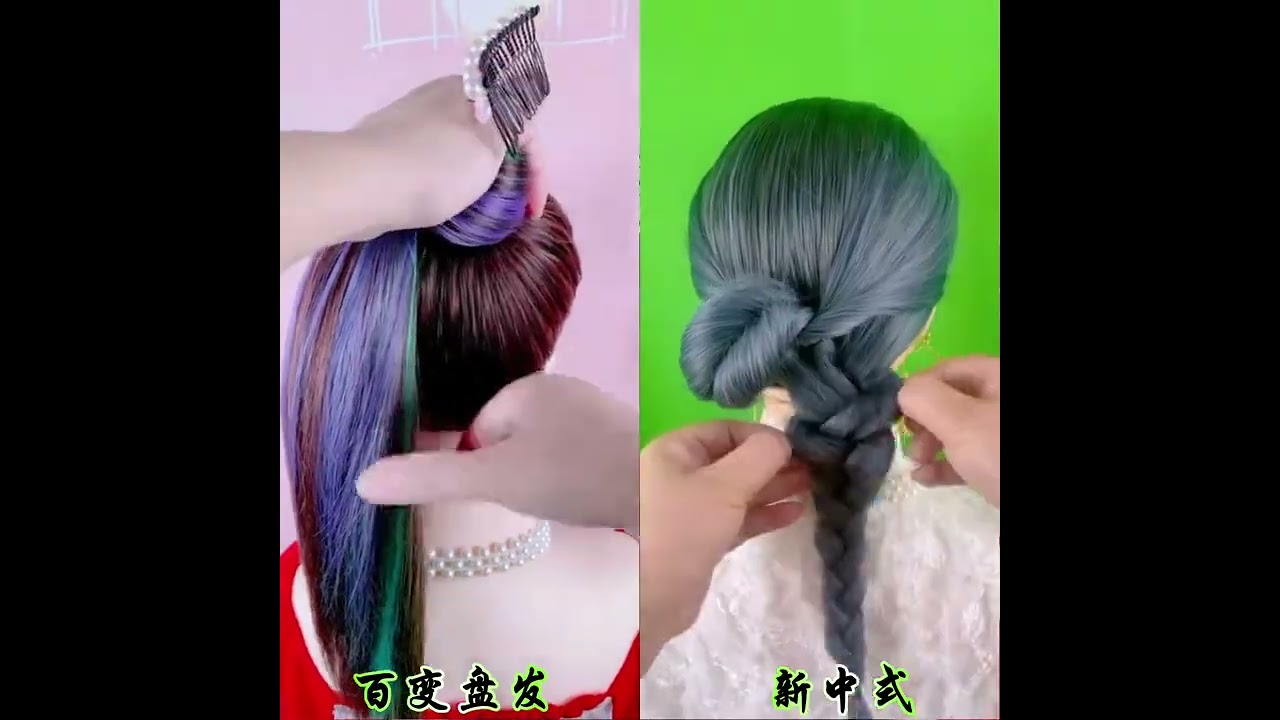 Variety hair vs. New Chinese style Hair hair hair tutorial Original video Bride and makeup What