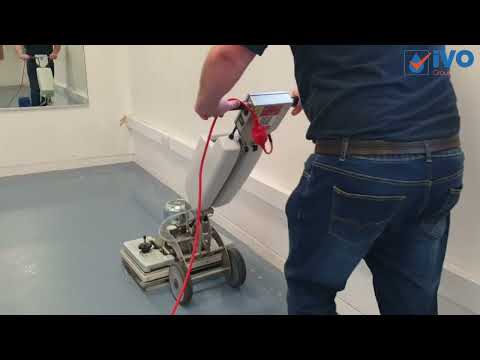 OrbiMax 55 on a rubberised sports floor (dance studio)