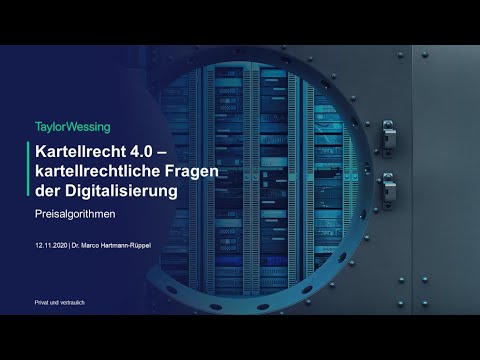 Kartellrecht 4.0 – Preisalgorithmen / 12.11.2020