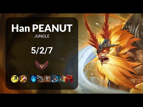 Han Peanut Wukong vs Kha'Zix JUNGLE - KR GRANDMASTER Patch 14.16