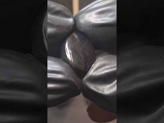 حجر عقيق تمري طبيعي حجم صغير