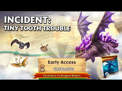 INCIDENT:TINY TOOTH TROUBLE - New Gauntlet Event - Dragons:Rise of Berk