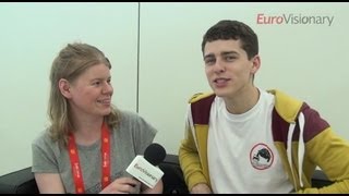 EuroVisionary talks to Donny Montell in 3D - Eurovision Song Contest - Lithuania 2012 - Interview