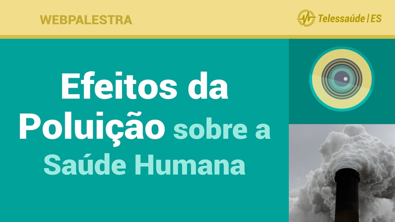 Webpalestra: Efeitos da Poluição sobre a Saúde Humana - Telessaúde ES 20/12/2016
