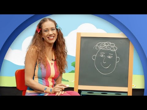 Drawing a face with Miss Bec | Happy Feet Fitness